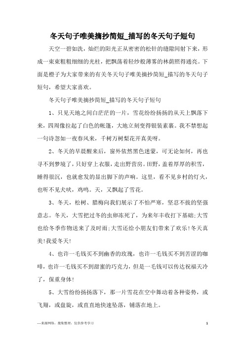 天空一碧如洗,灿烂的阳光正从密密的松针的缝隙间射下来,形成一束束粗