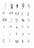 象形文字一览表图片