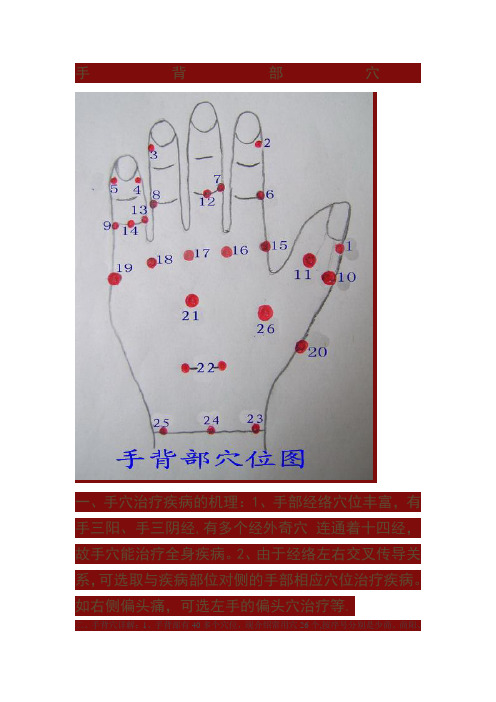手掌各部位名称及图 - 百度文库