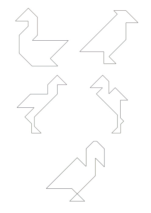 七巧板拼图100种拼法 - 百度文库