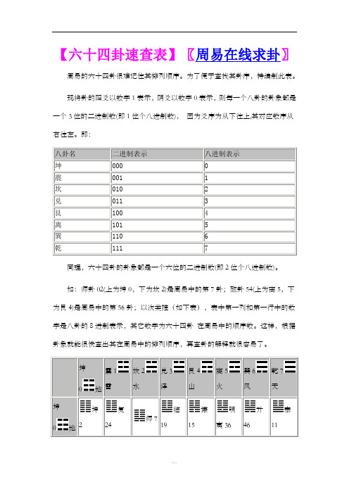 現將卦的陽爻以數字1表示,陰爻以數字0表示,則每一個八卦的卦象都是