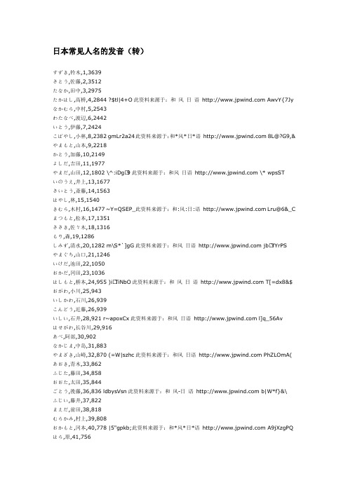 日字和水字旁的字 日本姓名和翻译 百度文库