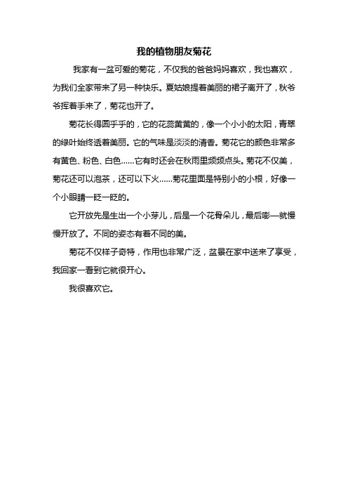 菊花作文300字三年级 - 百度文库